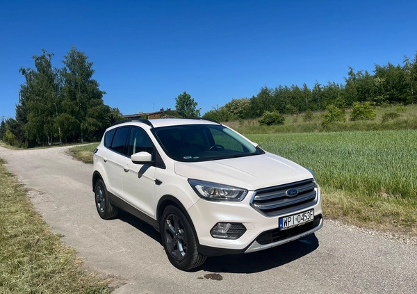 Ford Escape cena 52800 przebieg: 126000, rok produkcji 2017 z Knurów małe 781